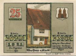 Jeßnitz - Stadt - 1.9.1921 - 25 Pfennig 