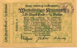 Jüterbog - Kreis Jüterbog und Luckenwalde - 11.11.1923 - 1.05 Gold-Mark 