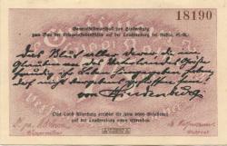 Kahla - Stadt - - 31.12.1921 - 75 Pfennig 