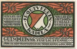 Kahla - Sportverein - - 1.7.1922 - 50 Pfennig 