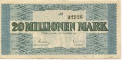 Kaiserslautern - Stadt - 10.9.1923 - 20 Millionen Mark 