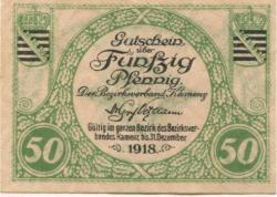 Kamenz - Amtshauptmannschaft - 1917 - 31.12.1918 - 50 Pfennig