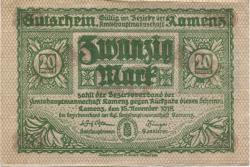 Kamenz - Amtshauptmannschaft -15.11.1918 - 20 Mark