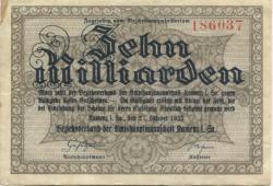 Kamenz - Amtshauptmannschaft - 27.10.1923 - 10 Milliarden Mark