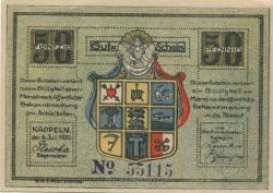 Kappeln - Stadt - 6.7.1920 - 50 Pfennig
