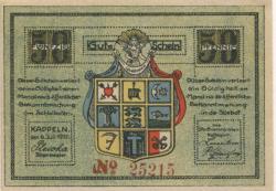 Kappeln - Stadt - 6.7.1920 - 50 Pfennig 