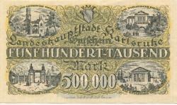 Karlsruhe - Stadt - 9.8.1923 - 500000 Mark