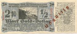 Karlsruhe - Badische Landwirtschaftskammer - 19.11.1923 - 2.10 Gold-Mark