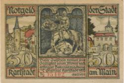 Karlstadt - Stadt - 1920 - 50 Pfennig
