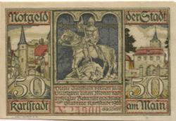 Karlstadt - Stadt - 1920 - 50 Pfennig