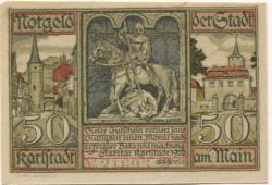 Karlstadt - Stadt - 1920 - 50 Pfennig