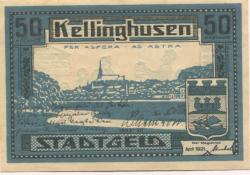 Kellinghusen - Stadt - April 1921 - 50 Pfennig