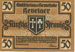 Kevelaer - Gemeinde - 1.6.1921 - 50 Pfennig