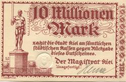 Kiel - Stadt - -- - 10 Millionen Mark