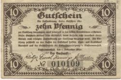 Klostermansfeld - Einkaufsvereinigung der Kaufleute des Mansfelder Gebirgs- und Seekreises eGmbH - 1.11.1920 - 10 Pfennig 