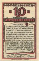 Koberg - Amtsbezirk - -- - 10 Pfennig