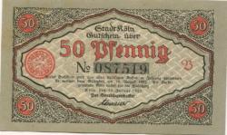 Köln - Stadt - 12.1.1922 - 15.8.1922 - 50 Pfennig