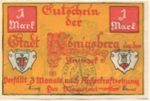 Königsberg (heute: PL-Chojna) - Stadt - -- - 1 Mark