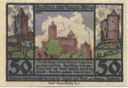 Kösen (heute: Naumburg) - Rudelsburger Burgwirtschaft - -- - 50 Pfennig