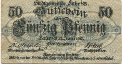 Lahr - Stadt - 12.6.1917 - 50 Pfennig 