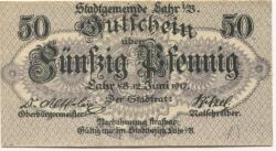 Lahr - Stadt - 12.6.1917 - 50 Pfennig 