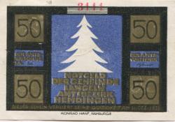 Langeln - Gemeinde - - 31.12.1921 - 50 Pfennig