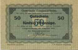 Langenaltheim - Gemeinde - 27.2.1917 - 50 Pfennig