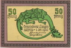 Langenaltheim - Gemeinde - 1.10.1920 - 50 Pfennig