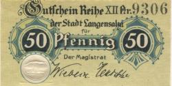 Langensalza (Bad) - Stadt - -- - 50 Pfennig