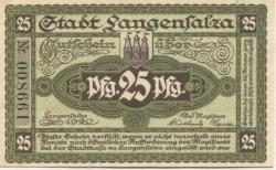 Langensalza (Bad) - Stadt - 1920 - 25 Pfennig