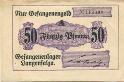Langensalza (Bad) - Gefangenenlager - -- - 50 Pfennig