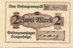 Langensalza (Bad) - Gefangenenlager - -- - 2 Mark