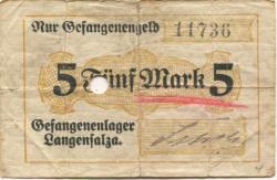 Langensalza (Bad) - Gefangenenlager - -- - 5 Mark