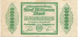 Langquaid - Marktsparkasse - 5.9.1923 - 5 Millionen Mark