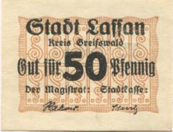 Lassan - Stadt - -- - 50 Pfennig