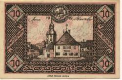 Lauchstedt (Bad) - Stadt - 1919 - 10 Pfennig