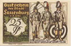 Lauenburg - Stadt - -- - 25 Pfennig