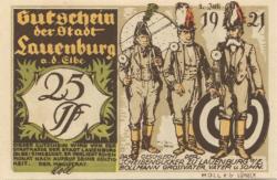 Lauenburg - Stadt - 1.7.1921 - 25 Pfennig