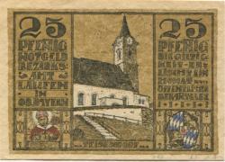Laufen (und Tittmoning) - Bezirk - 1920 - 25 Pfennig
