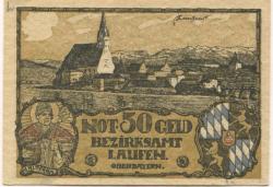 Laufen (und Tittmoning) - Bezirk - 1920 - 50 Pfennig
