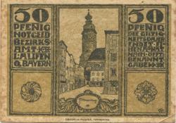 Laufen (und Tittmoning) - Bezirk - 1920 - 50 Pfennig