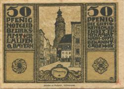 Laufen (und Tittmoning) - Bezirk - 1920 - 50 Pfennig