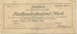 Laufen - Stadt - 22.8.1923 - 500000 Mark