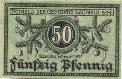 Lauscha - Gemeinde - Februar 1920 - 50 Pfennig