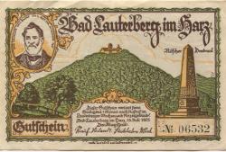 Lauterberg (Bad) - Stadt - 15.7.1921 - 300 Pfennig