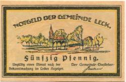 Leck - Gemeinde - -- - 50 Pfennig