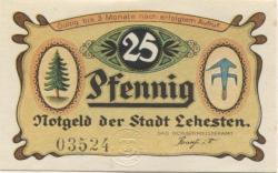 Lehesten - Stadt - -- - 25 Pfennig