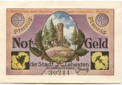 Lehesten - Stadt - -- - 50 Pfennig