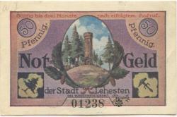 Lehesten - Stadt - -- - 50 Pfennig