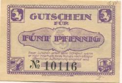 Lehrte - Stadt - 1.11.1921 - 5 Pfennig